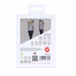 DCU Advance Tecnologic 30402020 câble USB 1,5 m USB 3.2 Gen 1 (3.1 Gen 1) USB A USB C Noir, Gris