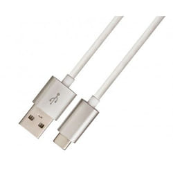 DCU Advance Tecnologic 391156 câble USB 1 m USB 2.0 USB A USB C Blanc