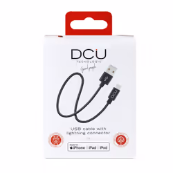 DCU Advance Tecnologic 34101220 câble Lightning 1 m Noir
