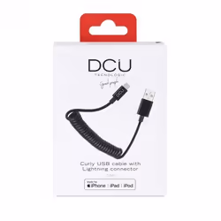 DCU Advance Tecnologic 34101270 câble Lightning 1,5 m Noir