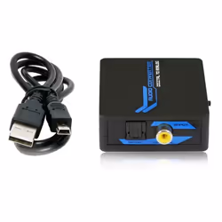 DCU Advance Tecnologic 30505052 câble audio TOSLINK RCA Noir, Bleu