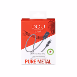 DCU Advance Tecnologic 34101260 câble Lightning 1 m Argent