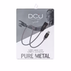 DCU Advance Tecnologic 30402015 câble USB 1 m USB 2.0 USB A USB C Métallique
