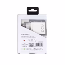 DCU Advance Tecnologic 37300525 chargeur d'appareils mobiles Moniteur vidéo pour bébé, Lecteur de code barre, Tondeuse pour barbe, Dictaphone, Caméscope numérique, Caméra Numérique, Lecteur e-book, Fitness tracker, Lampe de poche, GPS, Manettes de jeu, HDD, Écouteurs, Casque, Téléphone IP, Appareil photo instantané, Clavier, Épilation à la lumière pulsée, MP3, MP4, Microphone, Ordinateur portable, Téléphone portable, Mobile transmitter, Souris, Netbook, Autres, PDA, Borne POS, Lecteur DVD portable, Consoles portables, Imprimante portable, Haut-parleur portable, Chargeur électrique, Lecteur RFID, Radio, Télécommandes, Scanner, Smartphone, Smartwatch, Stylet, Tablette, Appareil radio émetteur-récepteur, Universel, Montre, Portables Blanc USB Auto