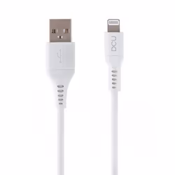 DCU Advance Tecnologic 34101290, 1 m, Lightning, USB A, Mâle, Mâle, Blanc