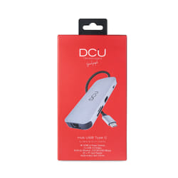 DCU Advance Tecnologic 391166 hub & concentrateur USB Type-C 1000 Mbit/s Gris