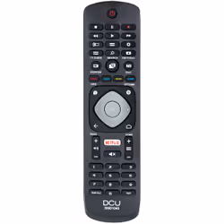 DCU Advance Tecnologic 30901040, TV, IR Wireless, Appuyez sur les boutons, Noir