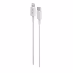 DCU Advance Tecnologic 34101300, 1 m, Lightning, USB C, Mâle, Mâle, Blanc