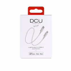 DCU Advance Tecnologic 34101300 câble Lightning 1 m Blanc