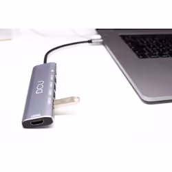 DCU Advance Tecnologic 391168 hub & concentrateur 2 x USB 3.2 Gen 2 (3.1 Gen 2) Type-C 480 Mbit/s Gris - Vue supplémentaire 5