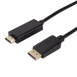 DCU Advance Tecnologic 30501701, 1 m, DisplayPort, HDMI Type A (Standard), Mâle, Mâle, Droit
