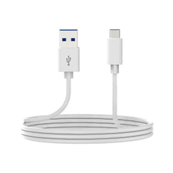 DCU Advance Tecnologic 30402065 câble USB 2 m USB 3.2 Gen 1 (3.1 Gen 1) USB C USB A Blanc