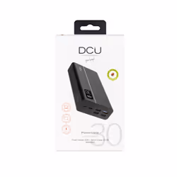 DCU Advance Tecnologic 34155030 banque d'alimentation électrique Lithium 30000 mAh Noir