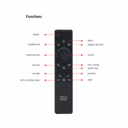 DCU Advance Tecnologic 30901090 télécommande IR Wireless TV, Tuner TV, Boitier décodeur TV Appuyez sur les boutons