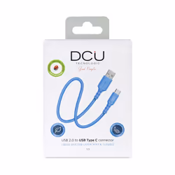 DCU Advance Tecnologic 30402075 câble USB 1 m USB 2.0 USB A USB C Bleu