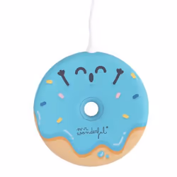 Mr. Wonderful MRCIN001, Intérieure, USB, Recharge sans fil, Bleu, Orange