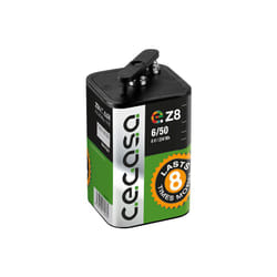 Cegasa - Pile depolarisation air alcaline eZ8 6/50 6V 45Ah
