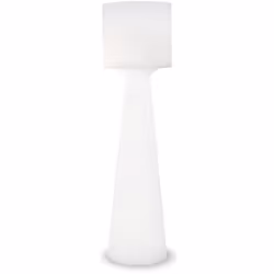Lampadaire d'extérieur Grace 170: Lampadaire d'extérieur constitué d'un pied conique et d'un abat-jour cylindrique de la coll ...