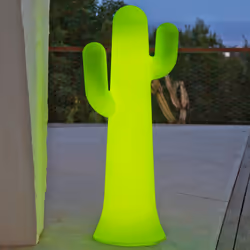 Lampadaire dextérieur LED Cactus vert citron Newgarden - Moovere - 43x61x140cm - IP65