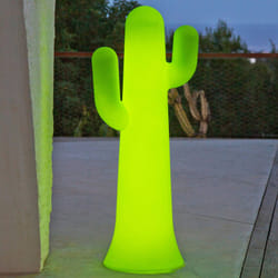 Lampadaire dextérieur LED Cactus vert citron Newgarden - Moovere - 43x61x140cm - IP65