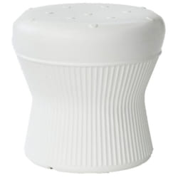 Corfu 40 Tabouret rond de 40 cm de haut avec éclairage extérieur et intérieur, très résistant. Chargement solaire ou par batterie. Lumière rgb