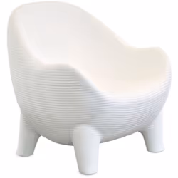Description générale Le fauteuil d'extérieur lumineux de la collection New Island est fabriqué en polyéthylène opalin et se d ...