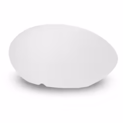 Lampe de table ou de sol en forme de pierre fabriquée en polyéthylène par Newgarden. Cette lampe est une option originale d'é ...