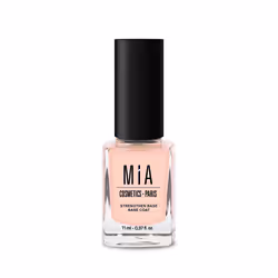 MIA Cosmetics Paris Strenghten Base 11 ml, Neutre, Renforcer, Gloss, Brosse, Bouteille, Butyl Acetate, Ethyl Acetate, Nitroce ...