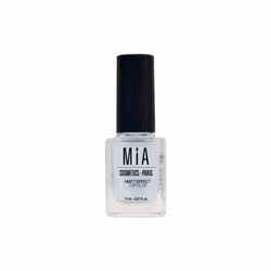 MIA Cosmetics Paris Matt Effect Top Coat 11 ml, 11 ml, Transparent, Brillant, Mat, Translucide, Brosse