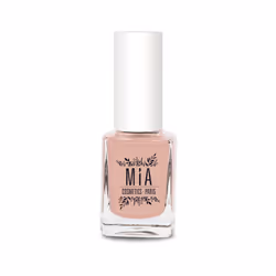 MIA Cosmetics Paris Luxury Nude Nail Polish Latte 11 ml, 11 ml, Beige, Latte, Coloration, Opaque, Gloss