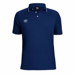 Polo Homme - Umbro - Torch - Bleu - Manches Courtes - Col Polo