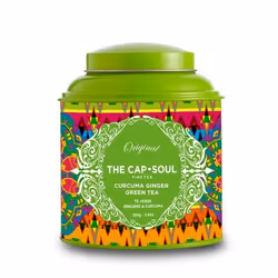 The Capsoul 8436561733828, Thé vert, 100 g, Gingembre, Chine
