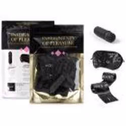 Associez le bondage à la sensualité. Le coffret Bijoux Indiscrets Instruments Of Pleasure vous procure les accessoires que vo ...