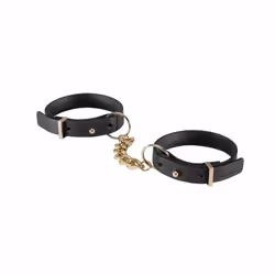 Bijoux Indiscrets Maze, Manchons de mains de contention, Noir, Boucle, 19 - 25 mm, 2 pièce(s)