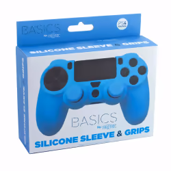FR-TEC FT0007, PlayStation 4, Boîtier de manette de jeu, Bleu, Silicone, Sony, 1 pièce(s)