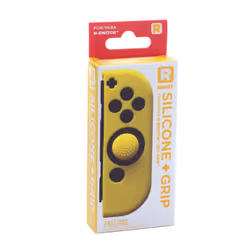 FR-TEC FT1018, Nintendo Switch, Kit de protection, Jaune, Caoutchouc, Silicone, Convexe, Boîte avec crochet