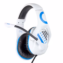 Blade Kratos, Avec fil, Jouer, Casque, Bleu, Blanc