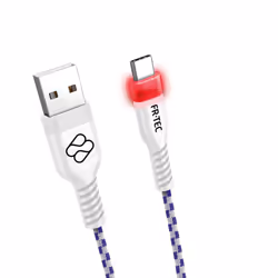 FR-TEC FT0030, 3 m, USB A, USB C, USB 2.0, Blanc