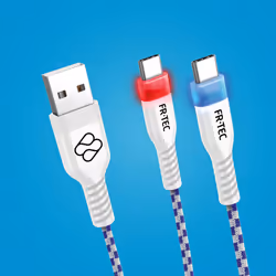 FR-TEC FT0030 câble USB 3 m USB 2.0 USB A USB C Blanc