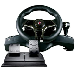 FR-TEC Hurricane MKII Noir Volant + pédales Nintendo Switch, PC, PlayStation 4, Playstation 3