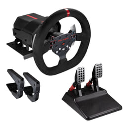 FR-TEC FT7015 accessoire de jeux vidéo Noir, Rouge Volant + pédales PC, PlayStation 4, Xbox One, Xbox Series S, Xbox Series X