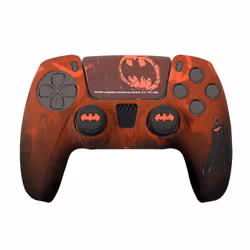 FR-TEC BATPS5CK, PlayStation 5, Boîtier de manette de jeu, Noir, Rouge, Silicone, Sony, 206 mm