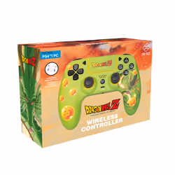 FR-TEC DBPS4GP accessoire de jeux vidéo Vert, Orange Bluetooth Manette de jeu Analogique/Numérique PC, PlayStation 4