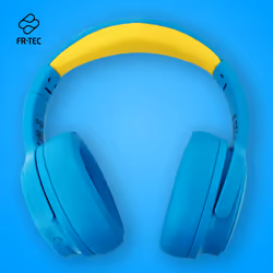 FR-TEC LT2001 écouteur/casque Avec fil &sans fil Arceau Musique/Quotidien Bleu - Vue supplémentaire 5