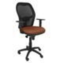Siège de bureau ergonomique avec mécanisme synchro accoudoirs réglables et réglage en hauteur Dossier respirant en maille noire et
