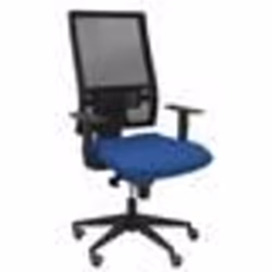 Fauteuil de bureau ergonomique avec mécanisme syncro et hauteur réglable. dossier haut en maille respirante avec appui-tête e ...