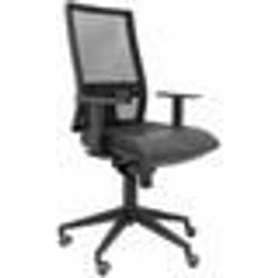 Chaise de Bureau - PIQUERAS Y CRESPO - Modèle SSPNESC - Noir - Plastique - Réglable en hauteur