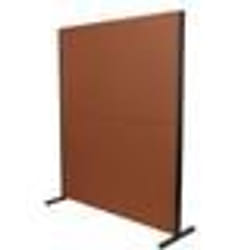 Paravent - PIQUERAS - Modèle Valdeganga - Amovible - Tissu BALI marron - Structure noire