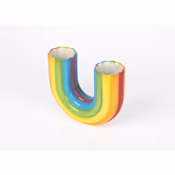 DOIY Rainbow, Vitrocéramique, Multicolore, Table, 165 mm, 200 mm, 70 mm