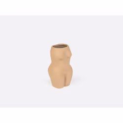 DOIY Body vase Autres Vitrocéramique Beige